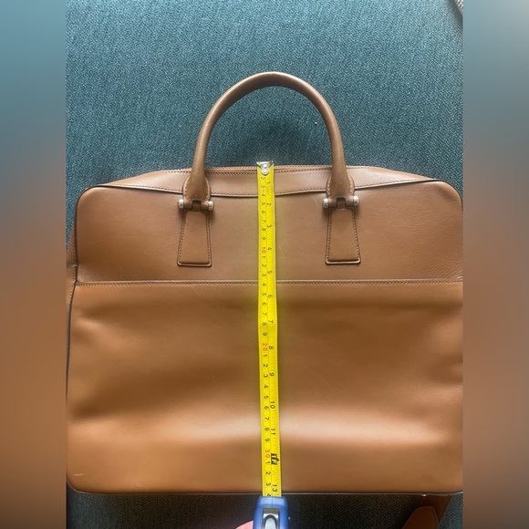 Cole Haan Tan Leather Briefcase - Picture 5 of 11